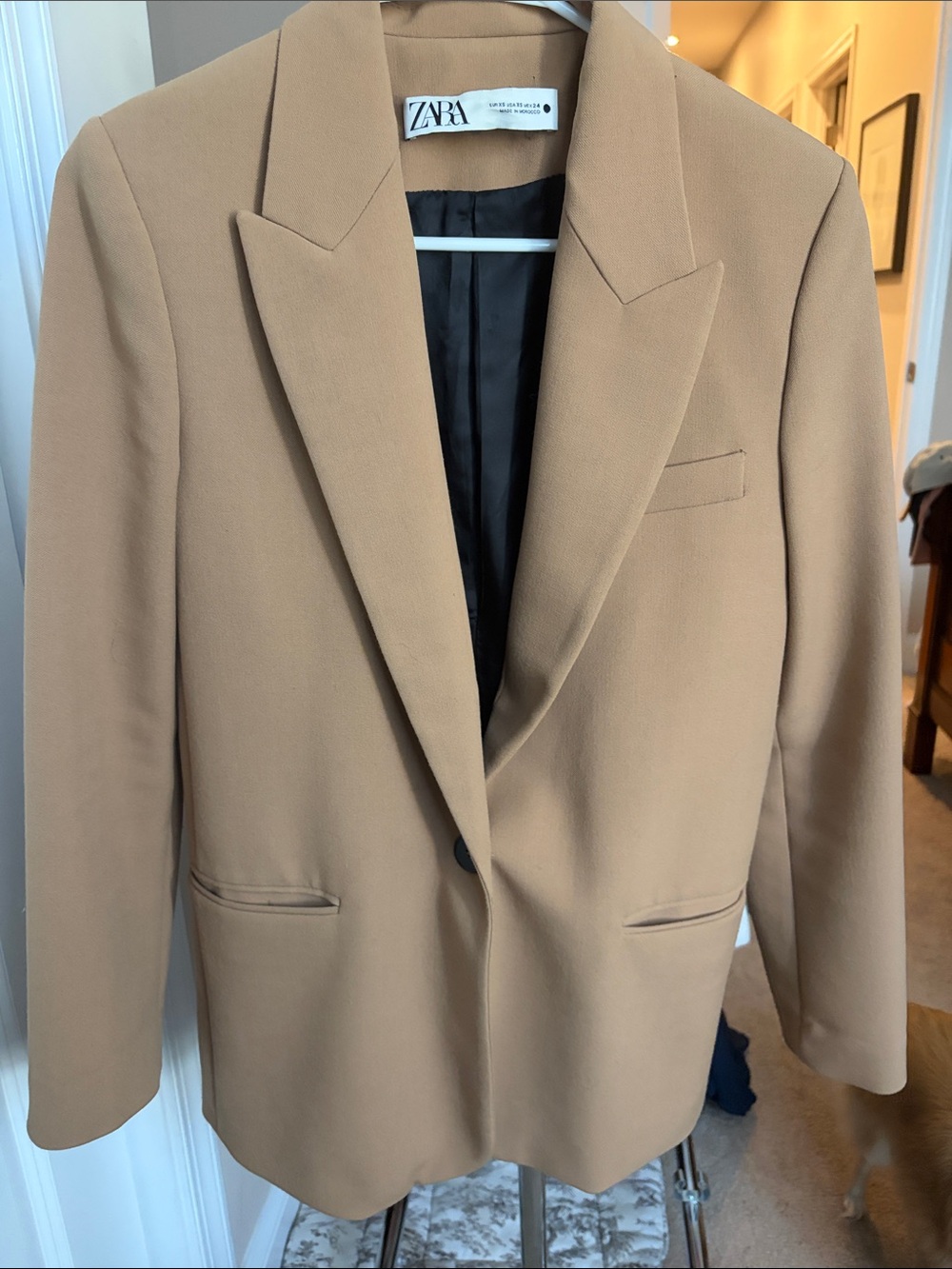 ZARA Camel Blazer - Classic Tailored Fit